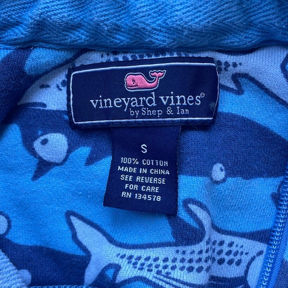 Vineyard Vines FISH quarter zip Shep Shirt - Picture 6 of 7